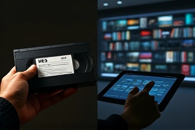 Physical media vs. digital content accessibility.