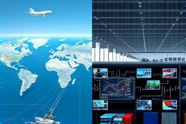 Global logistics network meets advanced digital control center