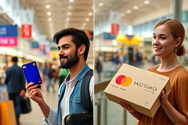 Global payment choices: Visa for travel, Mastercard for exclusive deals
