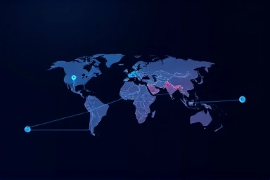 Abstract representation of fast fashion supply chain efficiency