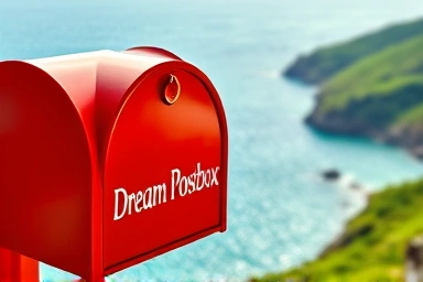 Ganleolgot dream mailbox, coastal views, hopeful atmosphere
