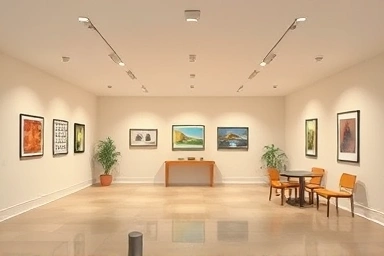 Serene atmosphere of a cultural complex