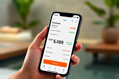 Smartphone showing discounted spa booking confirmation.