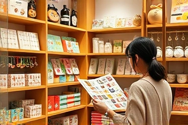 아기자기한 소품샵 내부 모습