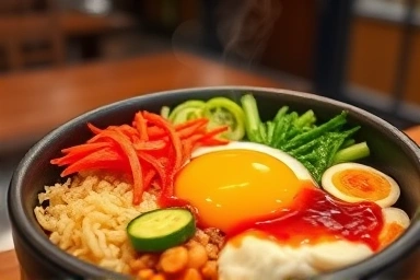 전주 한옥마을 비빔밥 비주얼