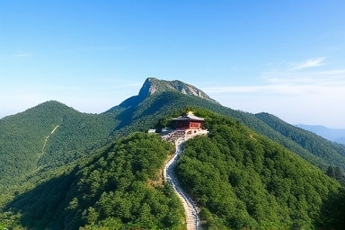 모악산 금산사 코스 등산로 풍경