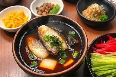따뜻하고 깊은 맛의 남원 추어탕과 정갈한 밑반찬