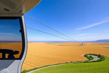 순천만 스카이큐브에서 바라본 국가정원 풍경
