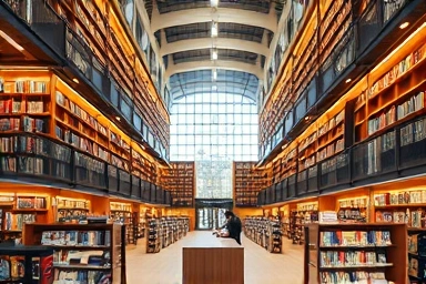 수원 스타필드 별마당 도서관 내부 전경