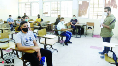 جانب من حصة تدريسية في إحدى مدارس عمان- (تصوير: ساهر قدارة)