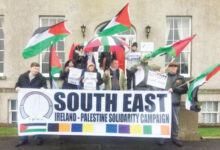 نشطاء إيرلنديون في حملة للتضامن مع فلسطين - (أرشيفية)