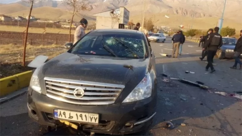 قتل كبير العلماء النوويين الإيرانيين محسن فخري زاده بواسطة رشاش يتم التحكم به عن بعد