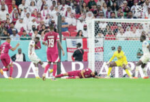 من مباراة قطر أمام السنغال - (من المصدر)