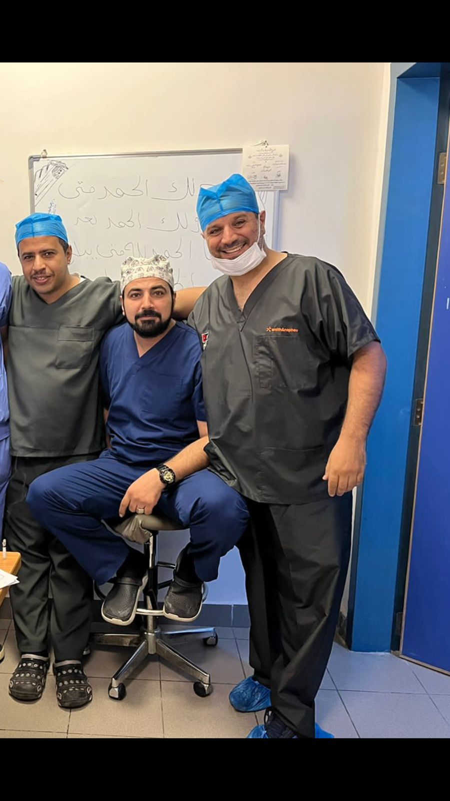 عملية زراعة مفصل نوعية لثمانينية في مستشفى النديم بمأدبا
