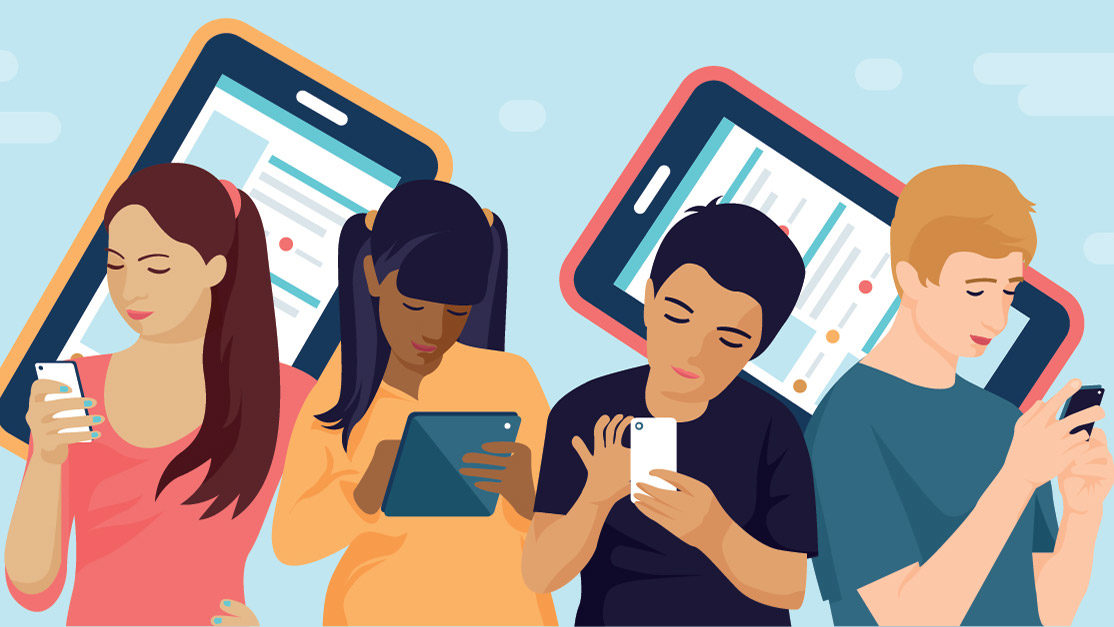 استخدام المراهقين لوسائل التواصل الاجتماعي
