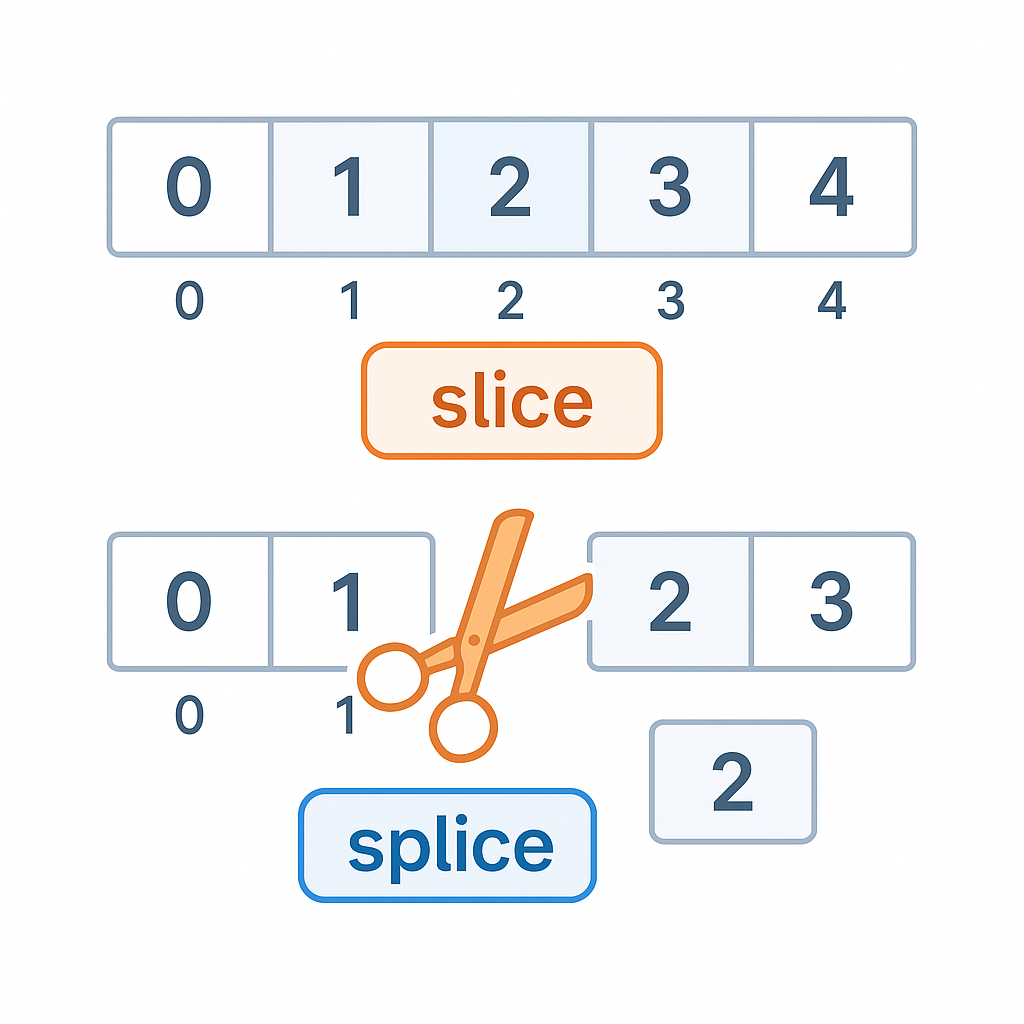 Slicing vs Splicing