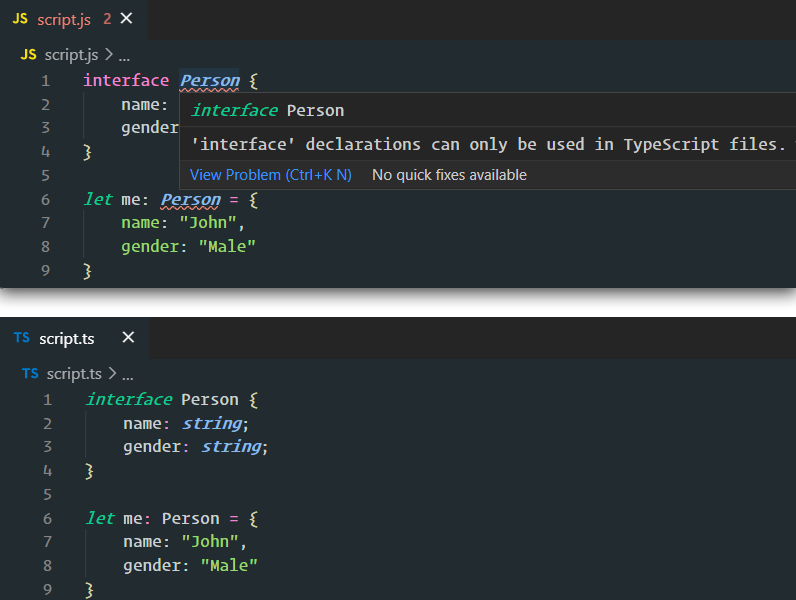 TypeScript] Interface - Zhentiw - 博客园