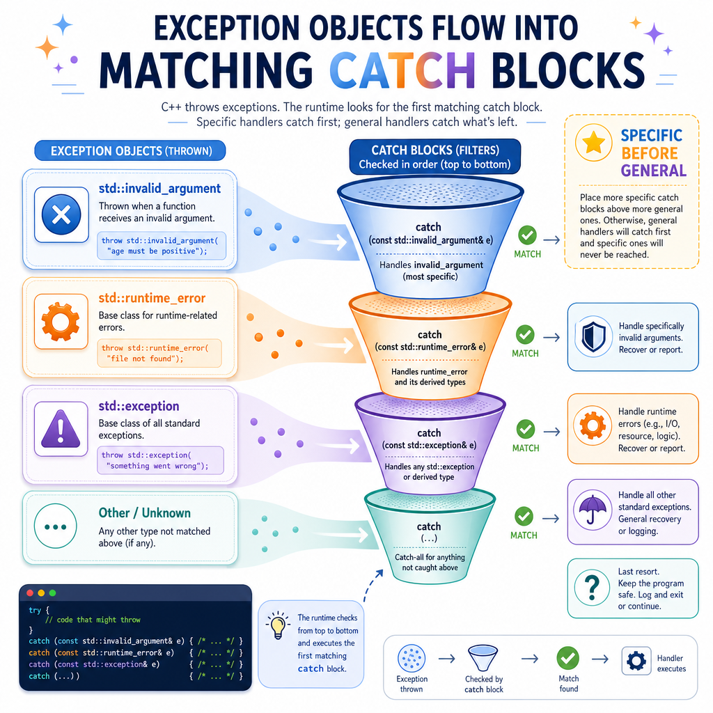 Catching Specific Errors
