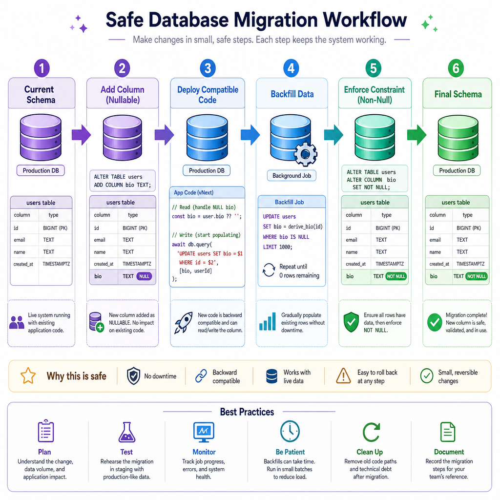 Change Data Safely