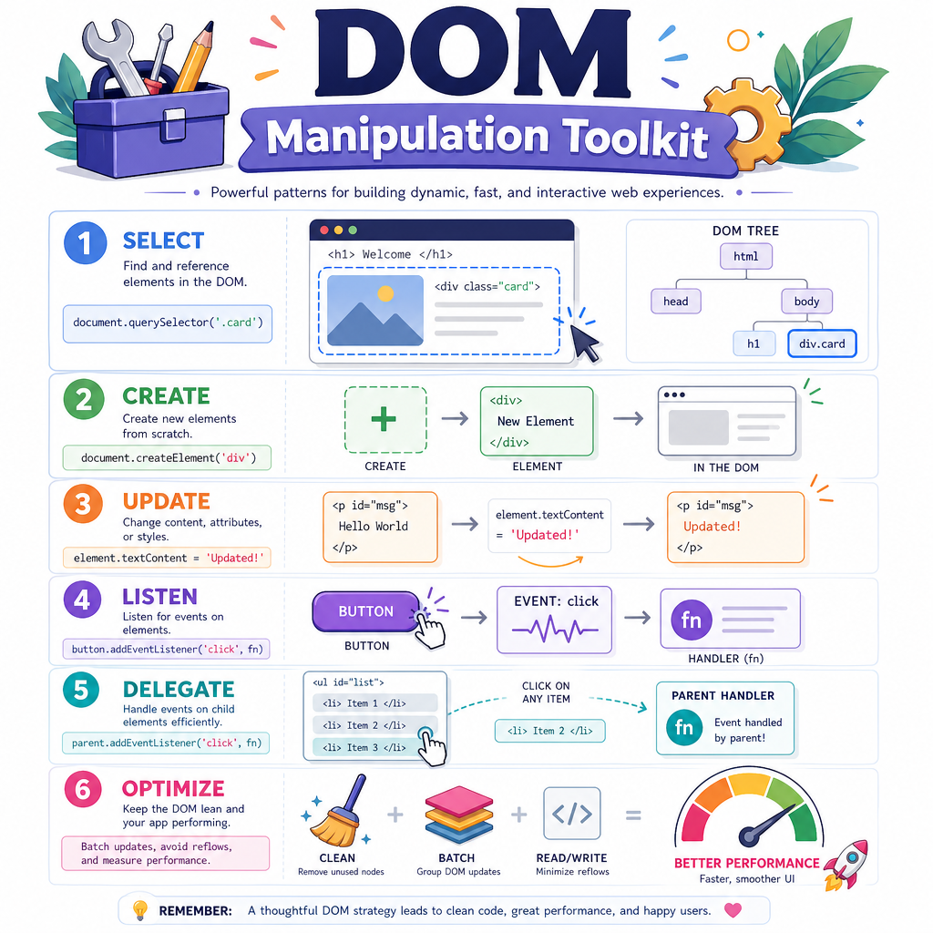 DOM Mastery Checklist