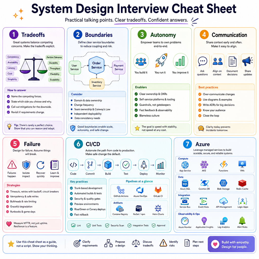 Interview Cheat Sheet