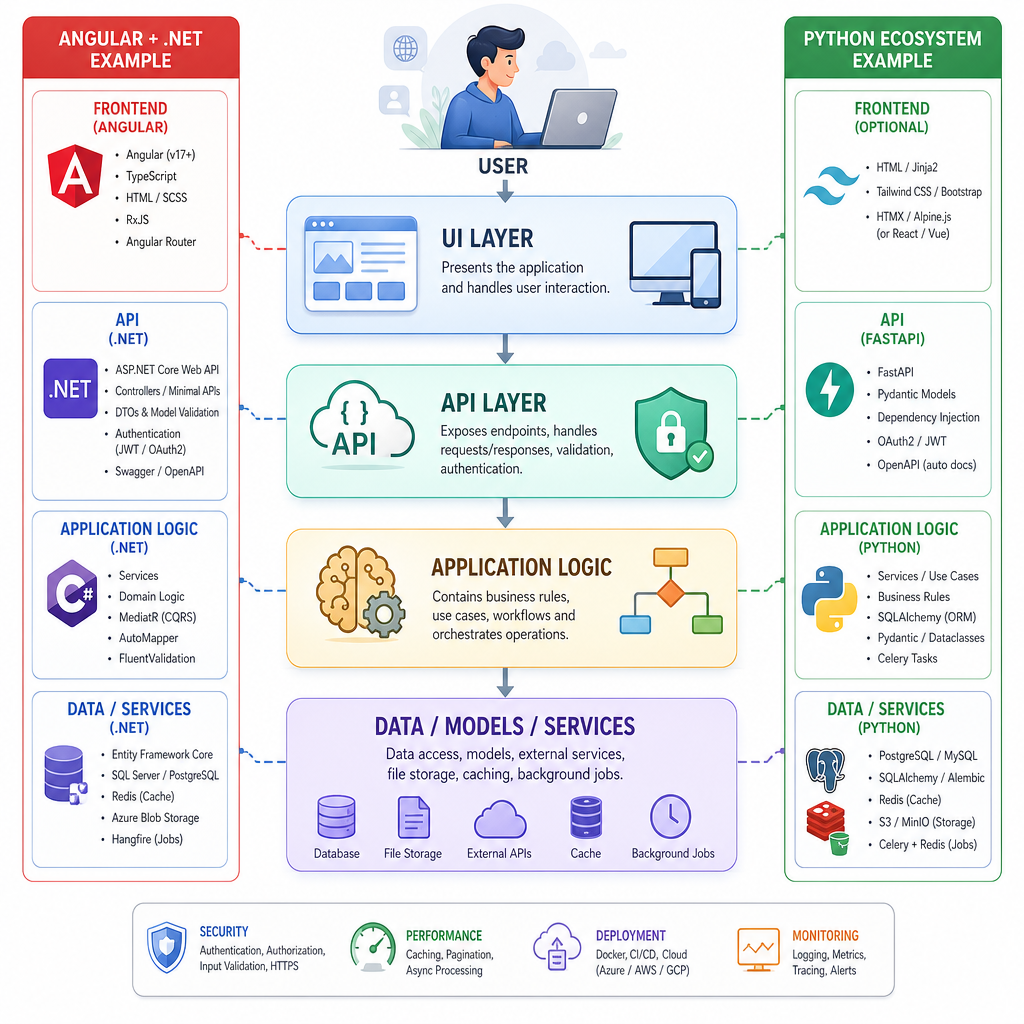 Layered Web Architecture