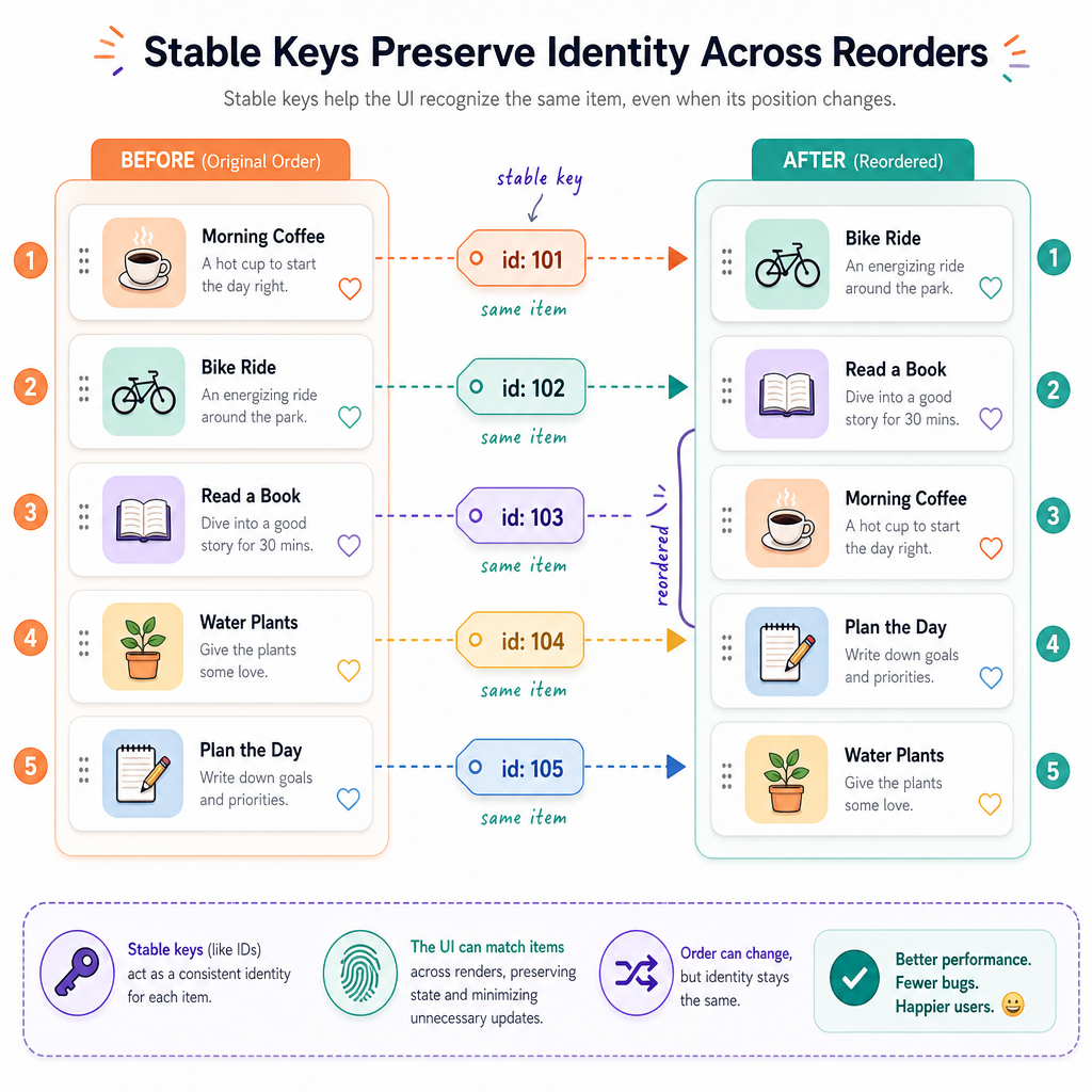 Lists Need Keys