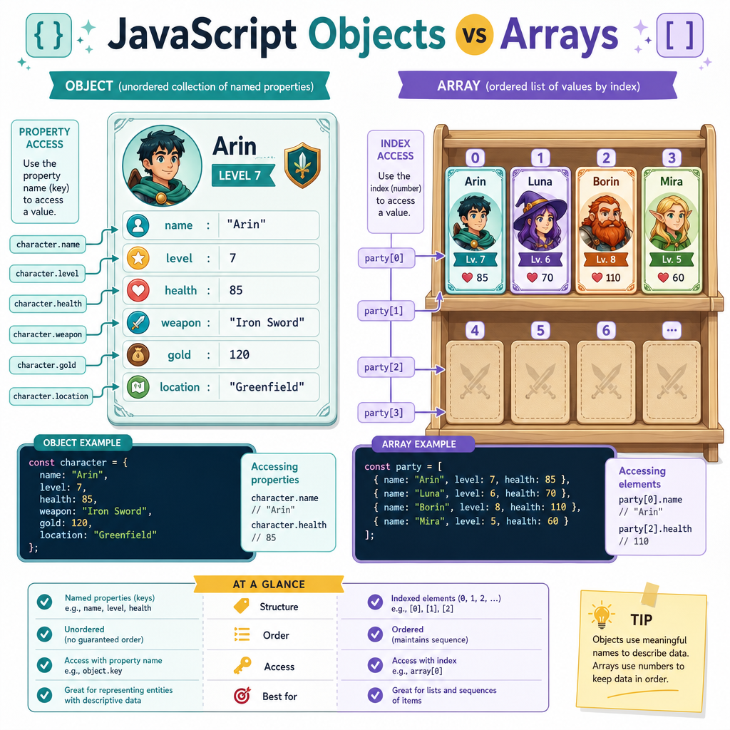 Objects And Arrays