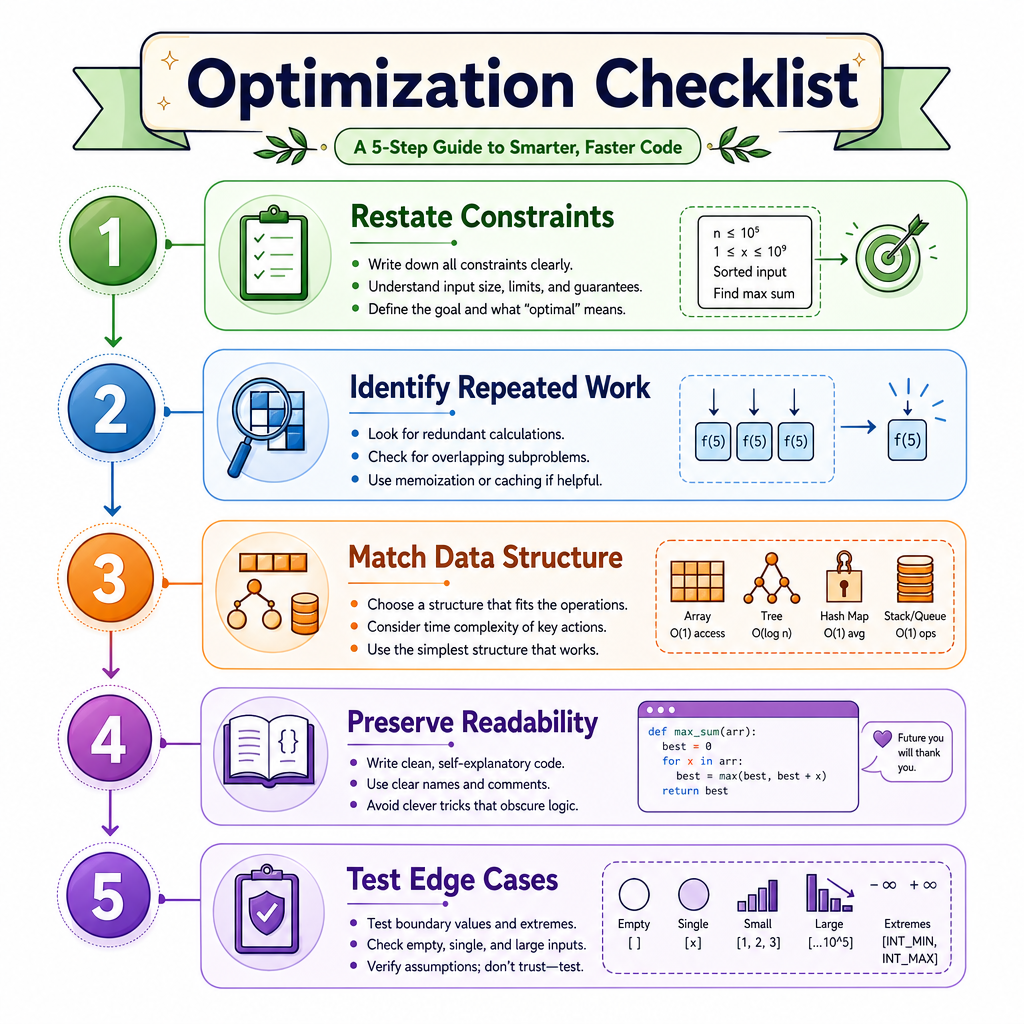 Optimization Checklist