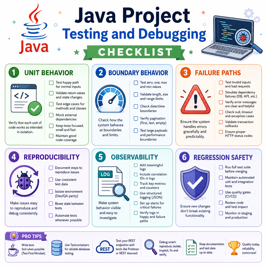 Project Debug Checklist