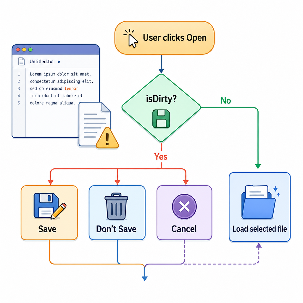 Protect Unsaved Work