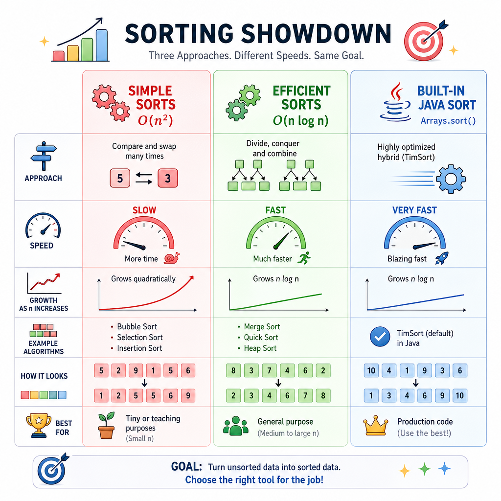 Sorting Tradeoffs