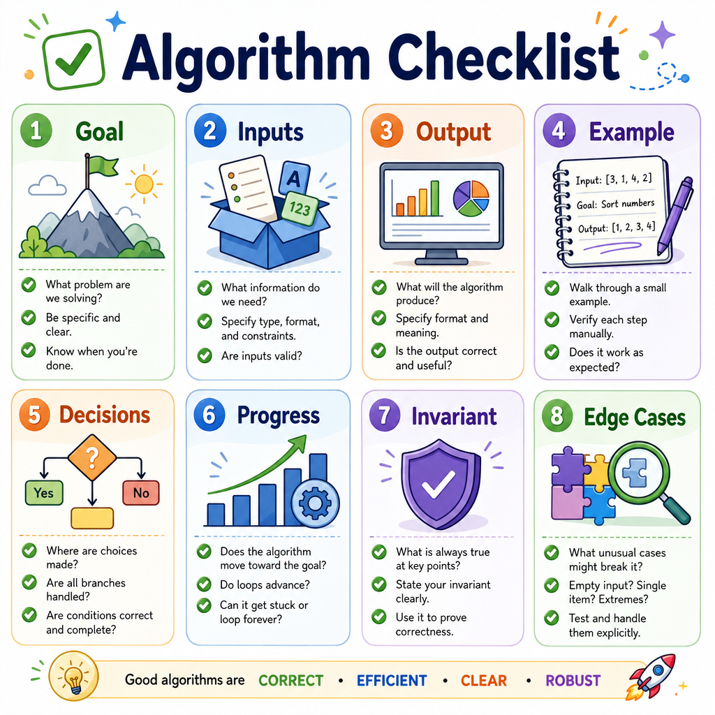 Your Algorithm Checklist