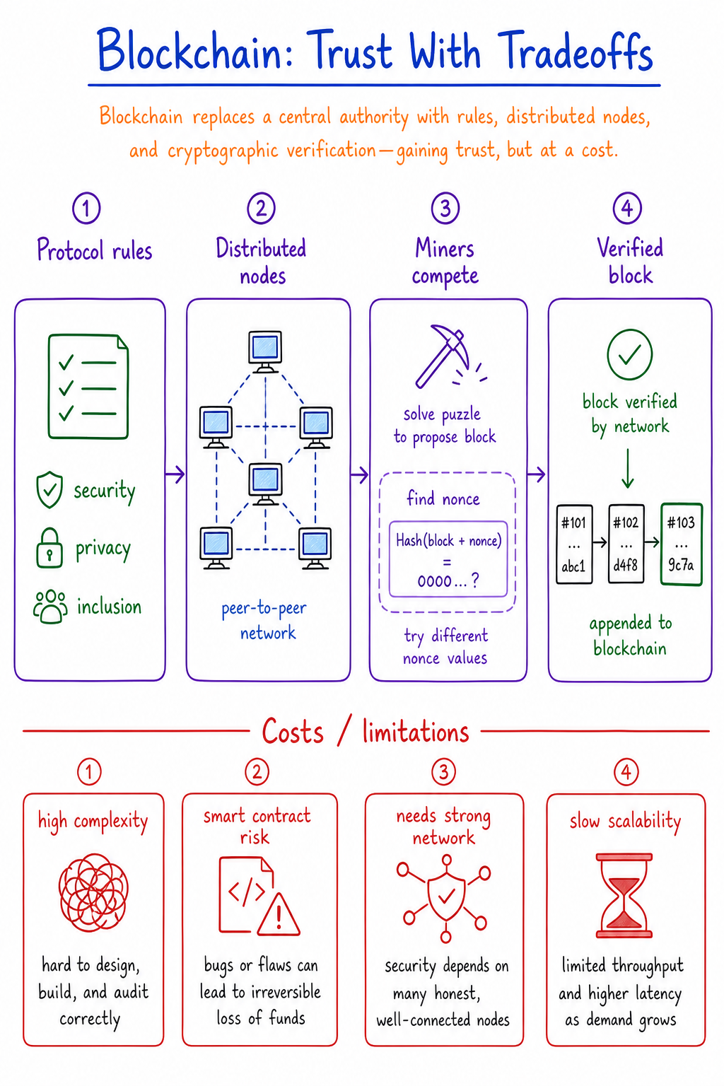 Blockchain Tradeoff Map