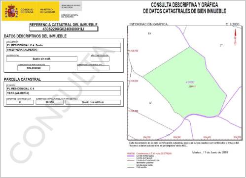 Developable land  on tipovia.cñada Julian (Sector Rc-4d), Vera