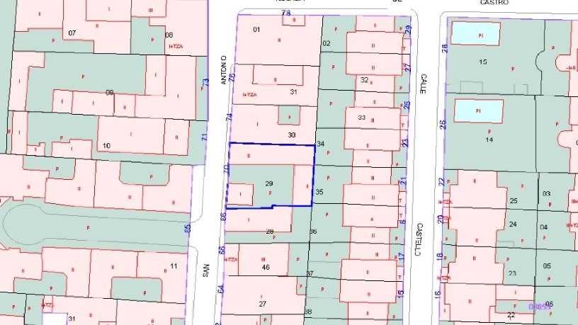 Suelo urbano de 320m² en calle San Antonio, Almería