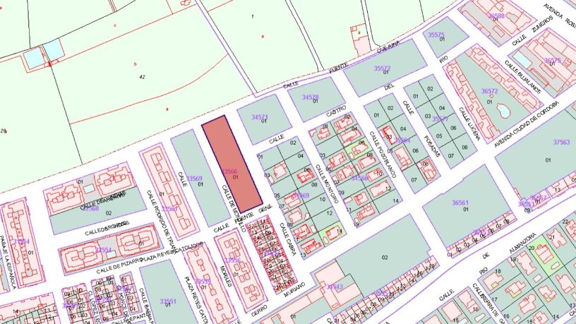 Terrain urbain de 2435m² dans rue Puente Genil (M), Roquetas De Mar, Almería