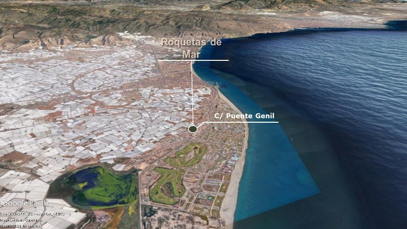 Terrain urbain de 2435m² dans rue Puente Genil (M), Roquetas De Mar, Almería