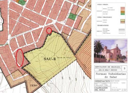 Suelo urbano de 121m² en calle Alta, Salar, Granada