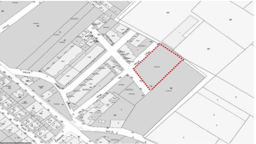 Terrain urbain de 1707m² dans rue Pio Xii, Gabias (Las), Granada