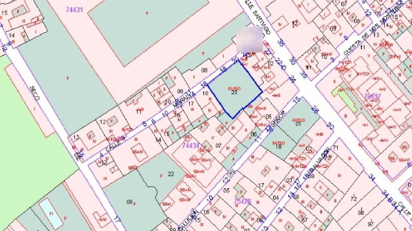 Terrain urbain de 372m² dans rue Moral Alta, Granada