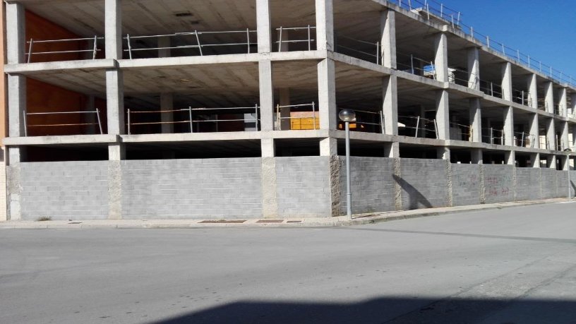 Work stopped on street Geranio, Mengíbar, Jaén