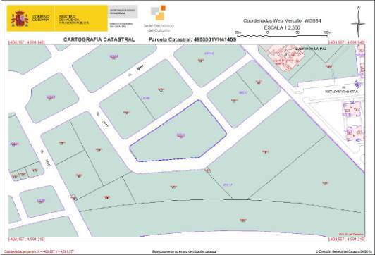 Terrain aménageable de 5945m² dans secteur Npr,7. Parcela M,22, Linares, Jaén