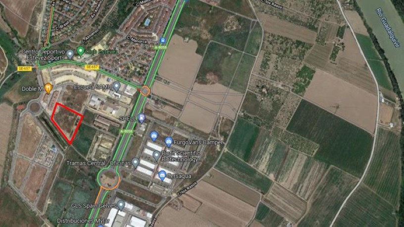 Terrain aménageable de 11951m² dans secteur Pp. Sector Sus 1, Gelves, Sevilla