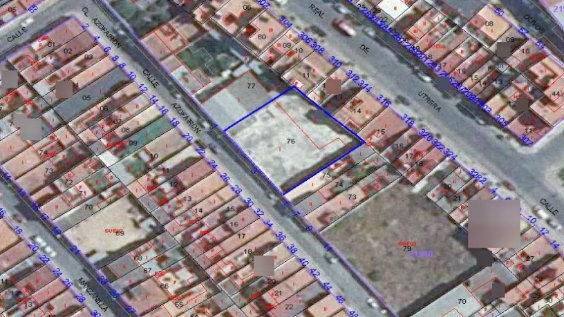 Terrain urbain de 796m² dans rue Azofairon, Dos Hermanas, Sevilla