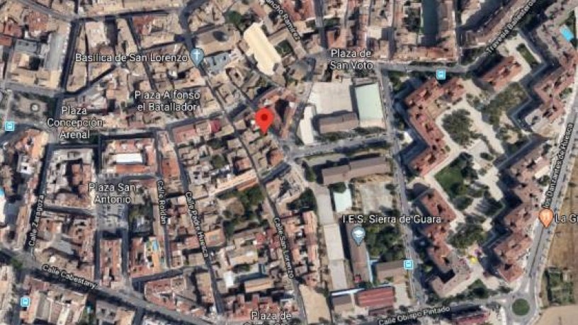 392m² Urban ground on street San Lorenzo Nº23-25 Y Cleriguech Nº14, Huesca