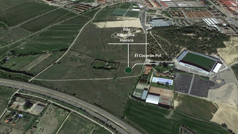 5000m² Developable land on  Alguardia, Poligono: 10 - Parcela: 246, Huesca