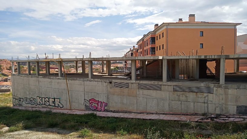 Work stopped on street Monotes 10, Teruel