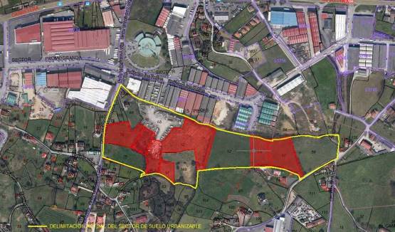Developable land in ind. park 125 Parcelas 60, Siero