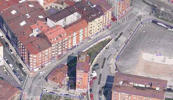 Terrain aménageable de 451m² dans rue Armando Collar, Oviedo, Asturias